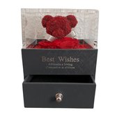 Jewelry Rose Box Rood Geschenk