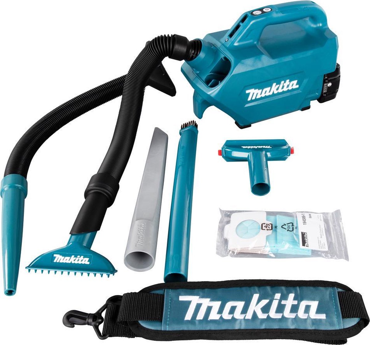 Makita Accu Stofzuiger 18V met BL1830B en DC18RC - afbeelding 3