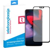 Telefoonglaasje Edge to Edge screenprotector - voor OnePlus 6 - Volledig dekkend - Tempered glass - Gehard glas - Beschermglas
