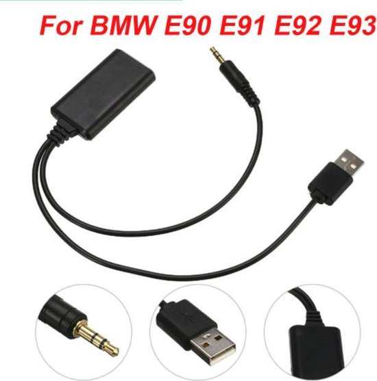Zalati Bluetooth AUX Adapter Voor BMW E46 3-serie 2002-06 – Met Microfoon