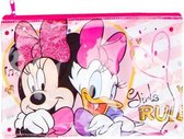 Minnie en Katrien  - pennenetui - xxl - 15x24 cm - pvc