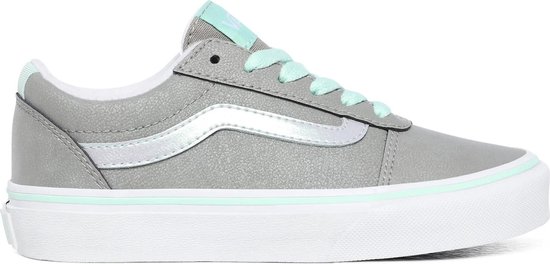 Vans Sneakers - Maat 28 - Meisjes - grijs - zilver - mintgroen | bol.com