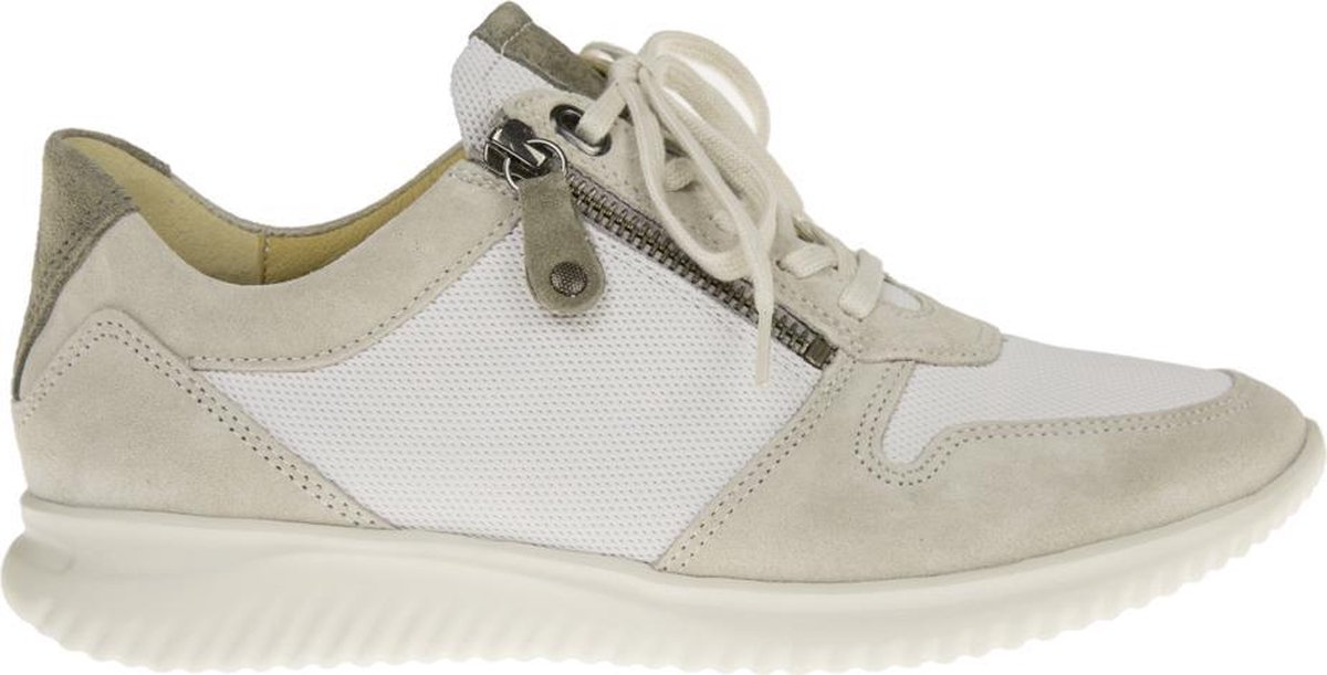 Wolky e-Walk Men - gebroken wit stretch leer | Wolkyshop.com