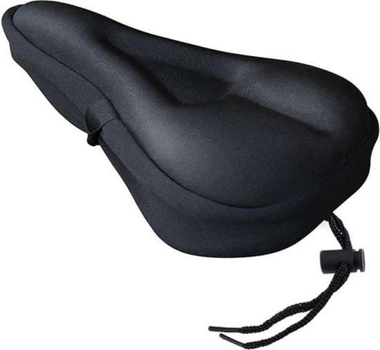 Zadelhoes Fiets - Gel Fietszadelhoes - Zadeldek - met Waterdichte Regenhoes - Smalle Zadels - Zwart