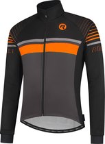 Rogelli Hero Fietsjack Winter - Heren - Grijs, Zwart, Oranje - Maat S