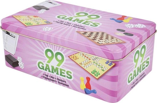 Creartix - 99 Jeux - Boîte de jeu - Jeux de Jeux de voyage - 99 jeux  différents dans 1... | bol.com