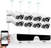 CCTV - Beveiligingscamera set met 8 Camera's Outdoor Buiten +2TB geheugen - Home Security Camera Systeem - Wifi Camera Set - Video + Audio-opname - Beveiligingscamera - 8 Camera’s