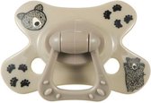 Difrax Fopspeen Dental 6+ maanden - Uni Grijs - Beren
