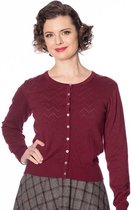 Dancing Days Cardigan -L- PIONTELLE KNIT Paars