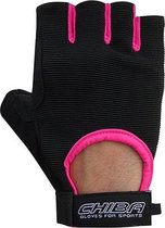 Chiba - 40517 Summertime Gloves (Black/Pink) L