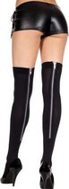 Zipper Kousen - Sexy Kousen - Kousen Dames - Lingerie kousen - Zwart