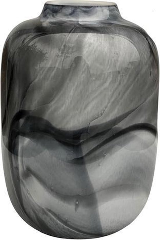 Kano De stad Supermarkt Artic Marble Vaas | Marmer Vaas | Ø 21 x H 29 cm | Vase The World | Small |  | bol.com