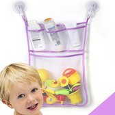 Opberg badspeelgoed net - Oplossing voor rondslingerend speelgoed - Ideaal voor elke badkamer - Speelgoed zak - Badspeelgoed tas - Bad speelgoed opbergen netje - Makkelijk te bevestigen - Opb