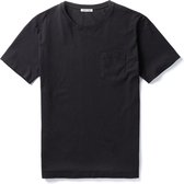 Unrecorded Pocket T-Shirt 155 GSM Black - Unisex - T-Shirts -  Zwart - Size XXS - 100% Organic Cotton - Sustainable T-Shirts