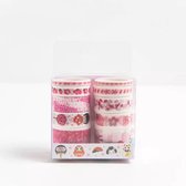 Washi tape | set | 10 tapes - bloesem | verschillende afmetingen