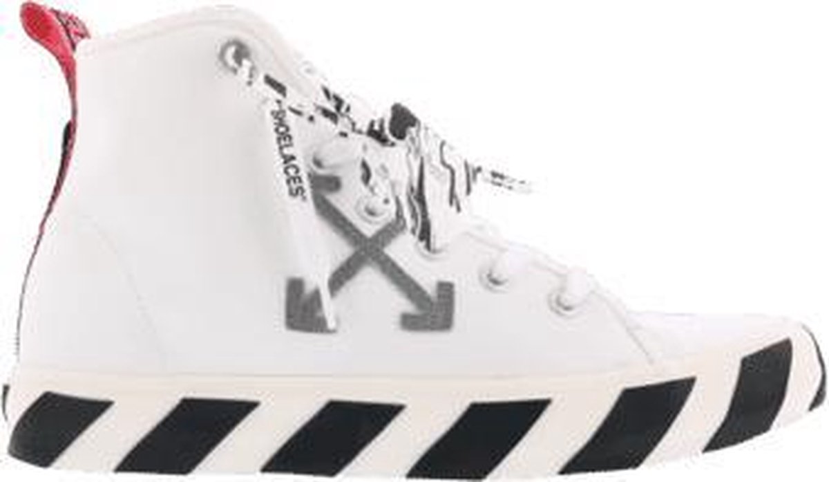 Off White Mid Top Vulcanized Canvas Whit Heren maat 40 Wit - Schoenen.nl