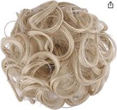 Updo Hairbun Messybun Haarstuk kleur 18/613 blond mix hairextensions 100%Premium synthetic Fibrehair