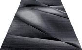 Modern laagpolig vloerkleed Miami - zwart 6590 - 200x290 cm