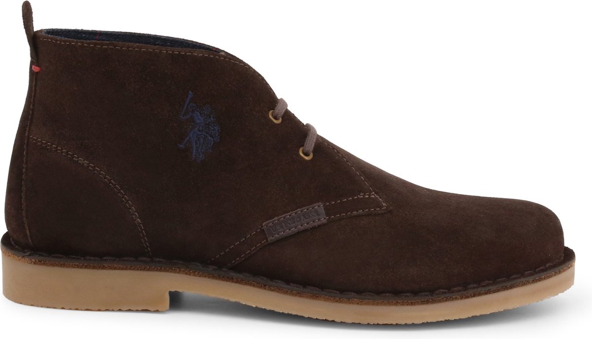 US Polo Assn ONS. Polo Assn. Schoenen Veterschoenen MUST3119S4-S19A-DKBR Heren zadelbruin