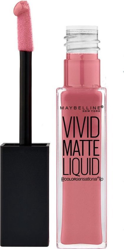 Maybelline Vivid Matte Liquid - 05 Nude Flush - Nude Roze -  Lippenstift
