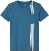 Name-it Jongens Tshirt Tiestol Real Teal - 116