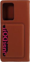 Lunso - Bookcover hoes met stand - Samsung Galaxy Note 20 Ultra - Bruin