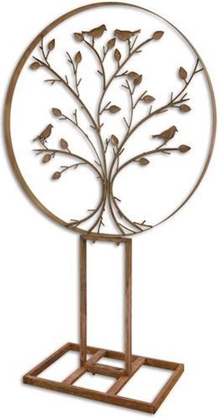 Wanddecoratie Levensboom op standaard- Boom van het leven - Metalen  decoratie Tree of... | bol.com