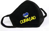 GetGlitterBaby - Katoen Mondkapje / Wasbaar Mondmasker - vlag Curacao