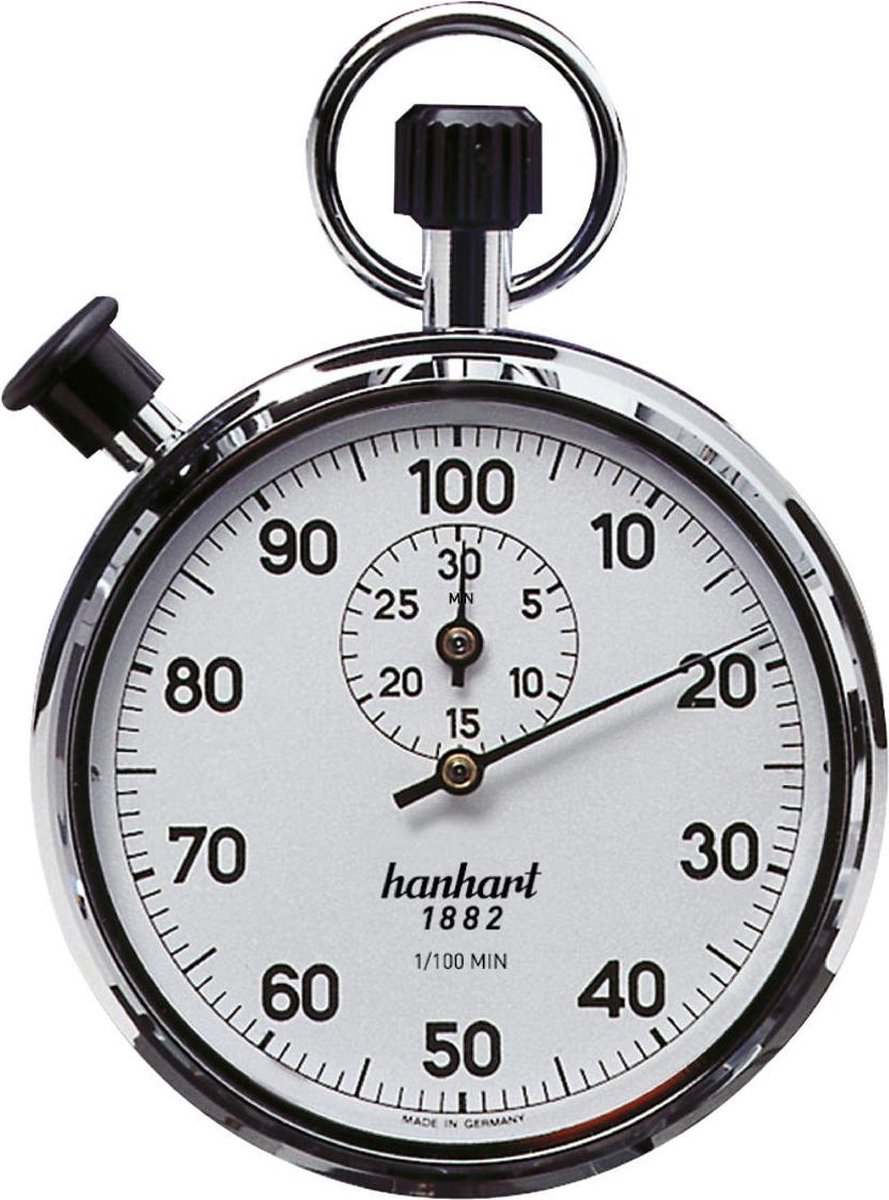 Hanhart mechanische stopwatch Addition timer 122.0201-00 - 1/100 min - 30 min - Hanhart