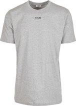 LXURY Élance Heren - Classic T-Shirt - Grijs - Maat L - Kleding volwassenen