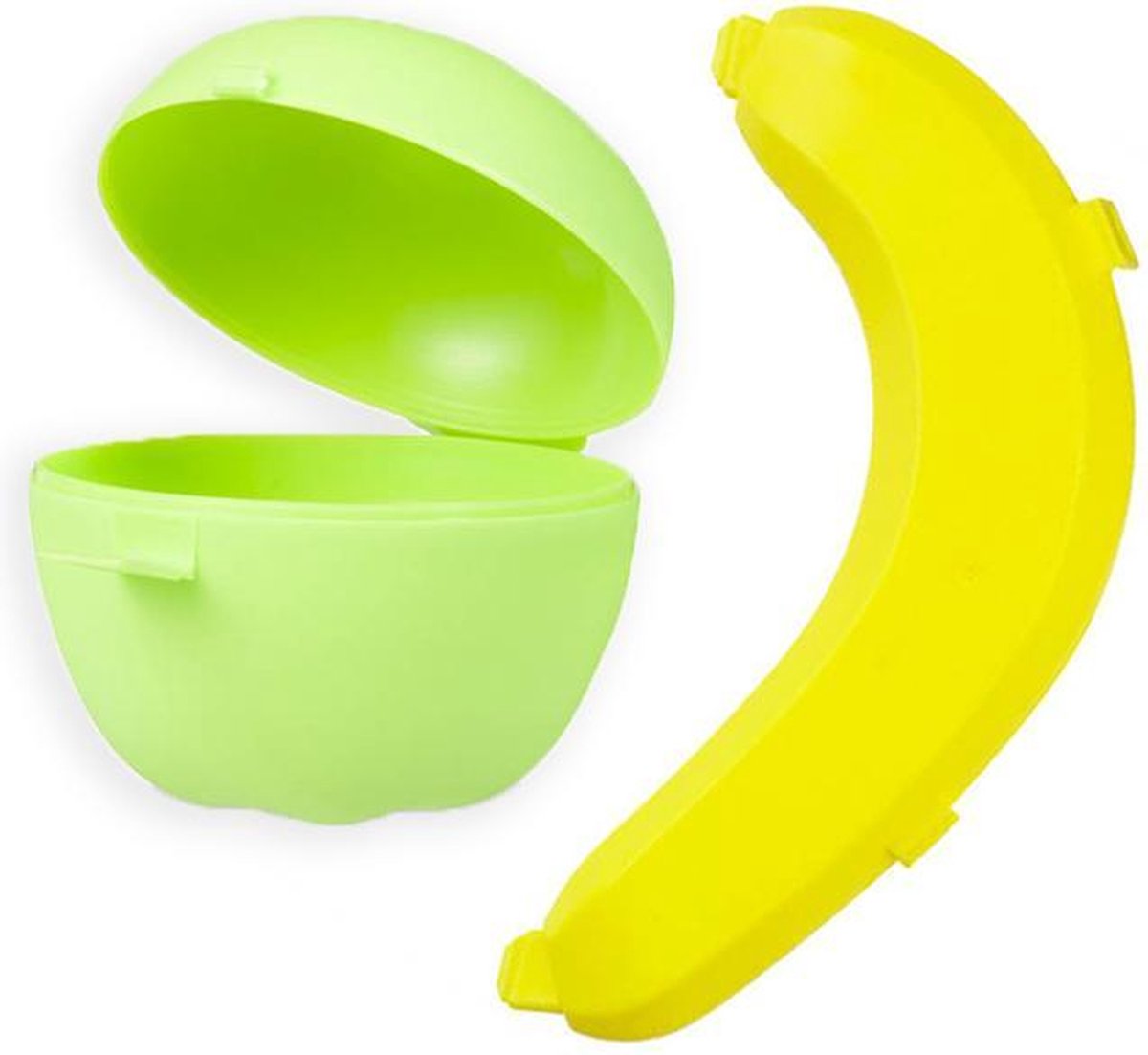 spiraal Aan boord Aziatisch Appel + banaan fruitbakje SETº - Voor kinderen op school – Vershoudbakjes  met deksel –... | bol.com