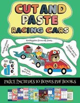 Kindergarten Homework Sheets (Cut and paste - Racing Cars)
