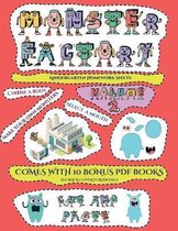 Kindergarten Homework Sheets (Cut and paste Monster Factory - Volume 2)