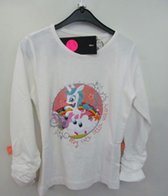 Emoi by Emonité shirt longsleeve offwhite "My cute little Unicorn" maat 116