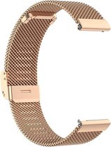 Luxe Milanese Loop Armband Voor Fossil Gen 5E 44mm (Men) Horloge Bandje - Metalen iWatch Milanees Watchband Polsband - Stainless Steel Mesh Watch Band - Horlogeband - Veilige Vergrendelbare S