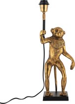 Tafellamp goud/zwart aapje metaal (r-000SP36846)
