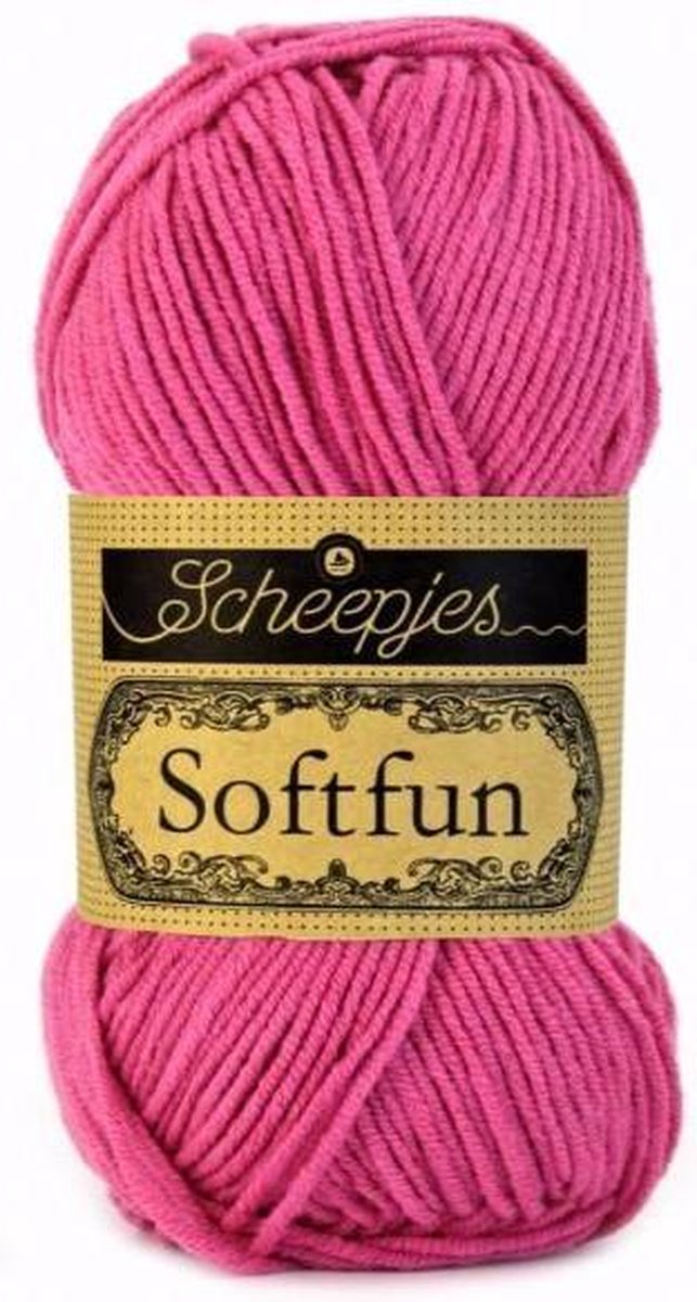 Scheepjes Softfun 2495 Fuchsia Roze