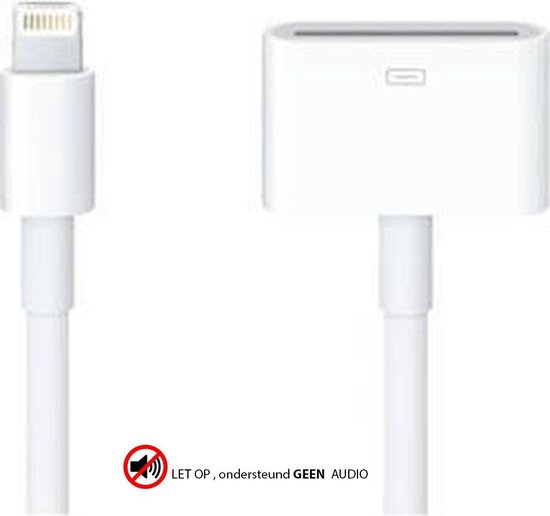 Lightning naar 30-pin Adapter (0.3m Kabel) voor Apple Producten | bol.com