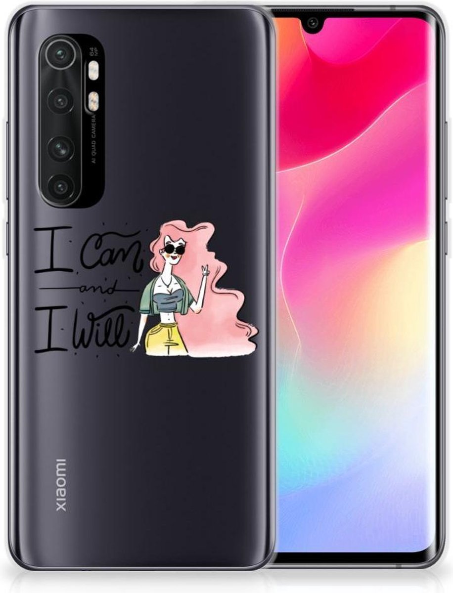 Xiaomi Mi Note 10 Lite Telefoonhoesje met Naam i Can