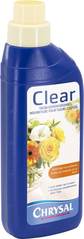 Oasis FLORALIFE Clear 200 jerrycan voor bloemenvoeding, bloemenfris voor snijbloemen, vershoudmiddelen, boeket, verse bloemen