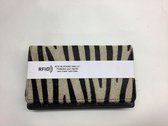 Es damesportemonnee harmonica RDFI zebra print