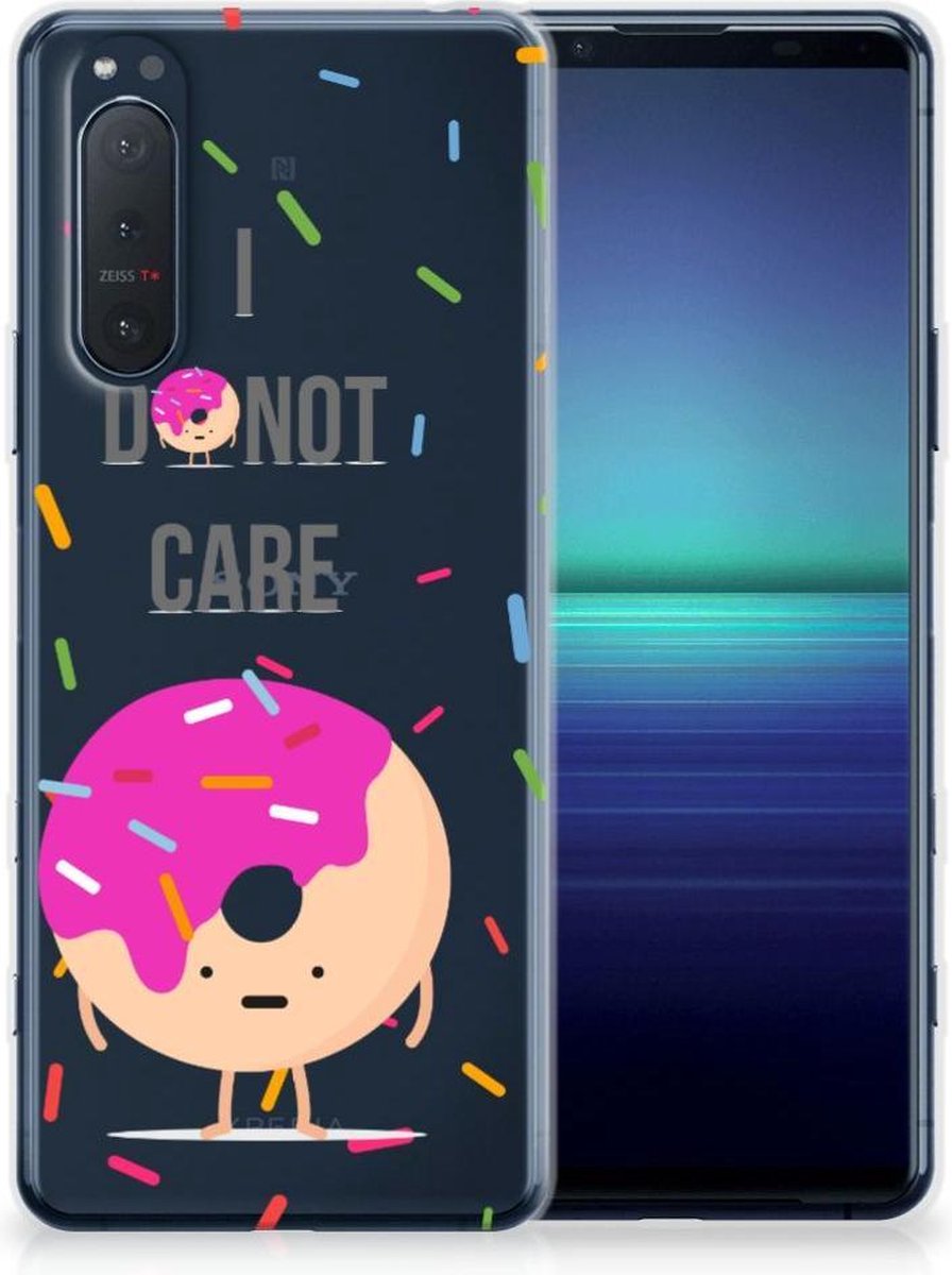 Sony Xperia 5II Siliconen Case Donut Roze