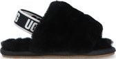 UGG Fluff Yeah Slide Pantoffels - Sloffen - Meisjes - Zwart - Maat 30