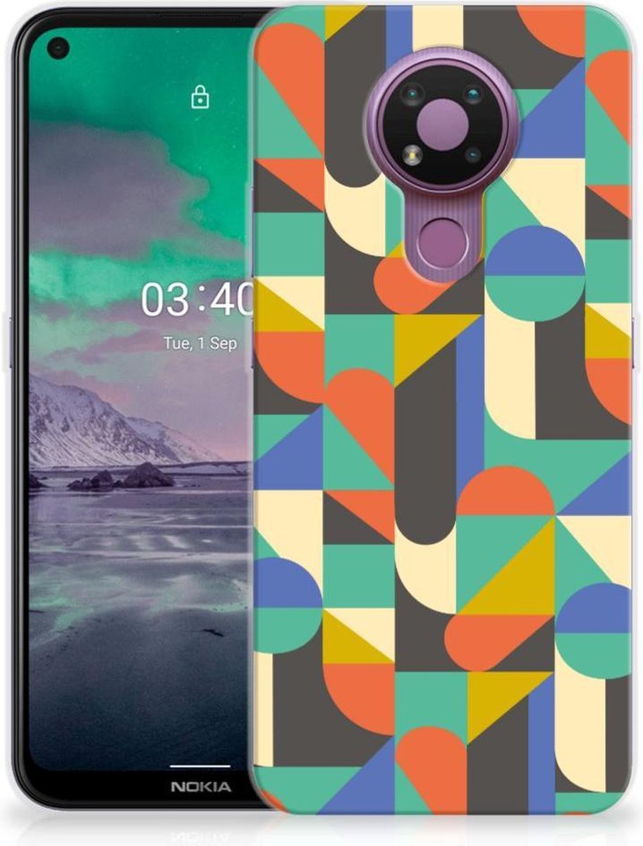 Nokia 3.4 TPU bumper Funky Retro