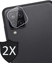 Camera Screenprotector geschikt voor Samsung A12 - 2x Screen Protector Glas
