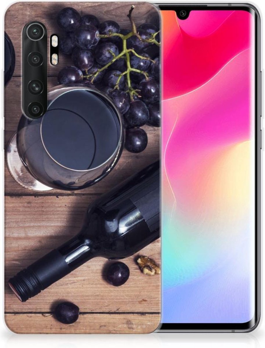 TPU Hoesje voor Xiaomi Mi Note 10 Lite Siliconen Case Wijn