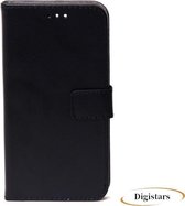 iPhone X/XS boekhoesje - Book case - Zwart boekhoesje - met pashouders - Boekhoesje