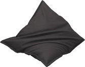 Drop & Sit Leatherlook Zitzak - Zwart - 100 x 150 cm - Voor binnen en buiten