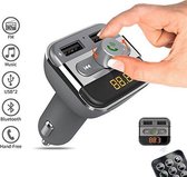 Bluetooth MP3 FM Transmitter + 2 x USB & Volume button + remote control -UNIQ Accessory Bluetooth MP3 FM Transmitter + 2 x USB & Volume button + remote control - Grijs