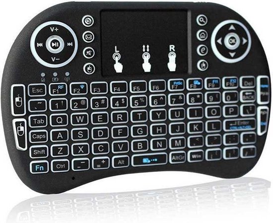 Ministerie expositie tactiek mini bluetooth toetsenbord Keyboard met backlight led verlichting wireless  draadloos... | bol.com
